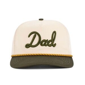Barstool Sports Dad Script Hat - Cream and Olive